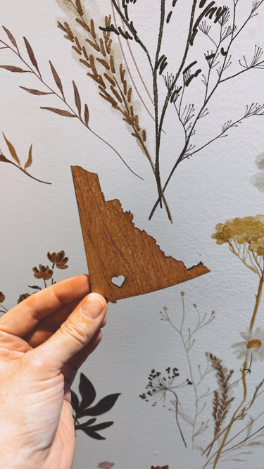 Yukon Wood Magnet
